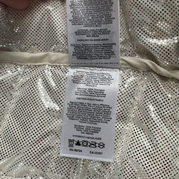 Columbia Powder Lite Hooded Jacket Women's Omni Heat Puffer Print Size XL - Picture 10 of 12